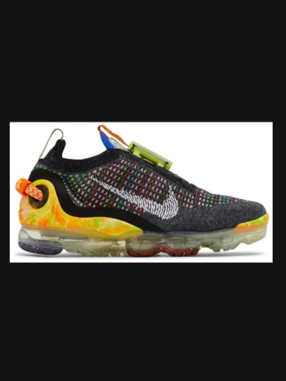 Nike Air VaporMax 2020 Flyknit "Iron Grey" Multi-Color Sneaker - Size 7 Like New